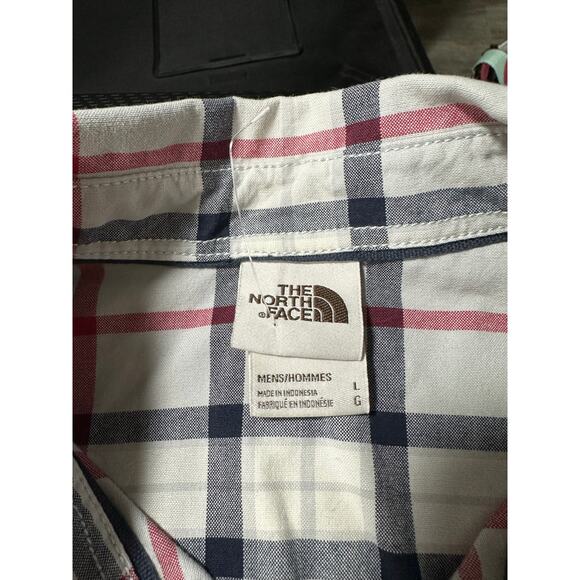 North Face Men’s Stayside Chamois Flannel Shirt Plaid Size Large Cotton - Picture 3 of 12